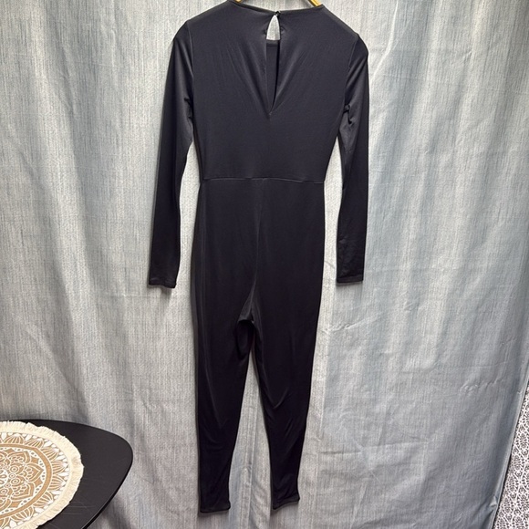 ASOS Black Long Sleeve Jumpsuit size 4 - Picture 6 of 8
